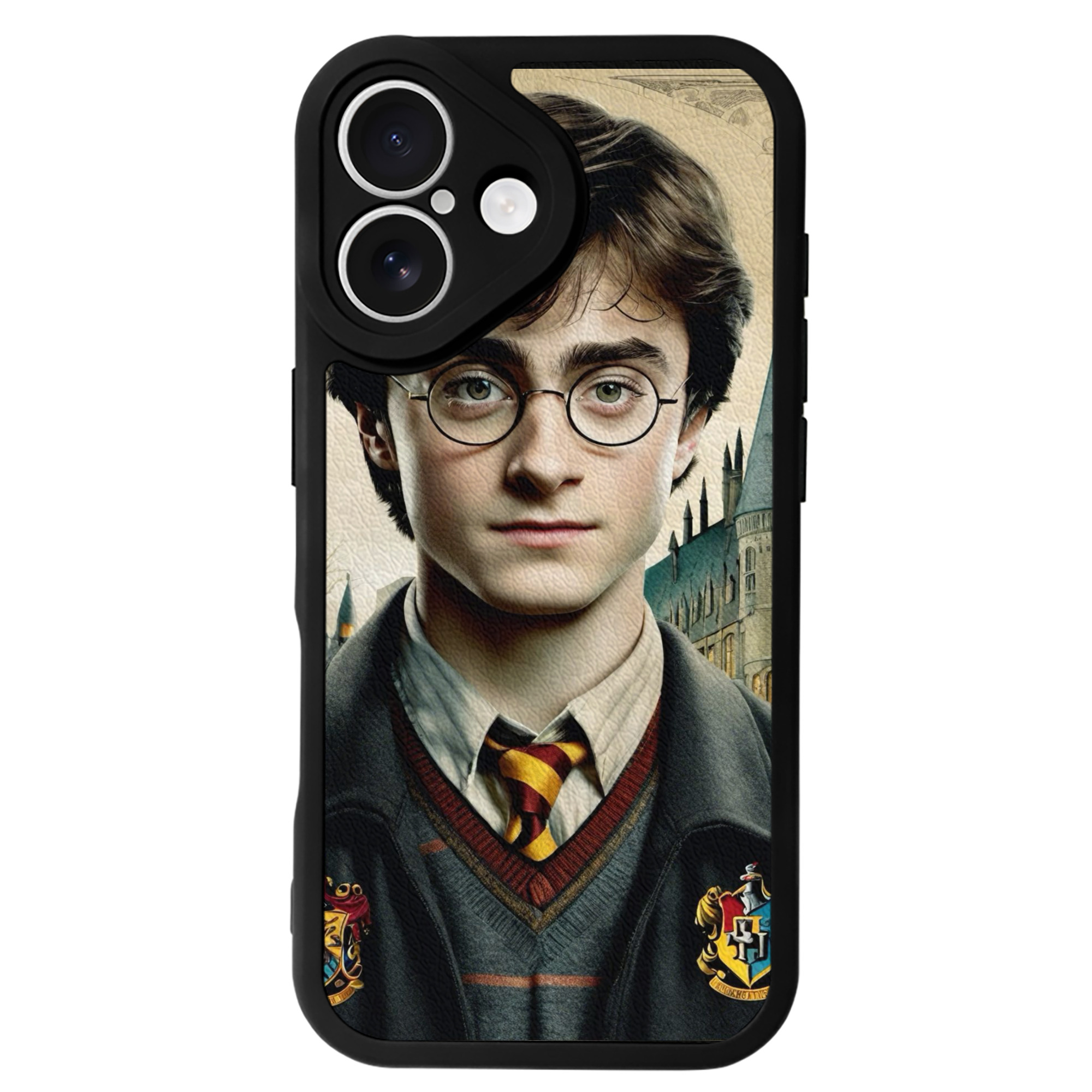 （画像用） Harry Potter ハリー・ポッターシリーズ 【iPhone 16シリーズ対応】シリコンスマホケース（レザー調） 材質：シリコン